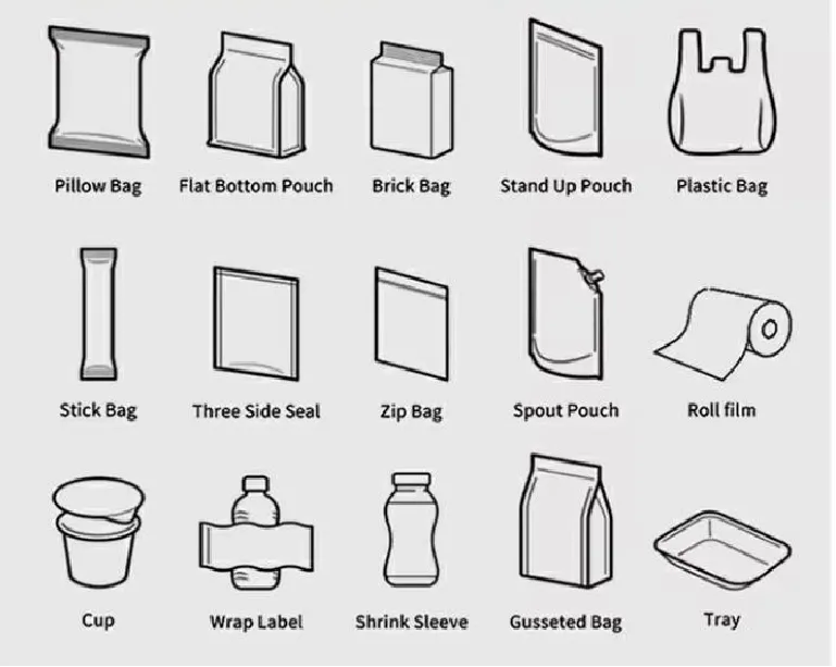 Дисплей типа упаковочного пакета